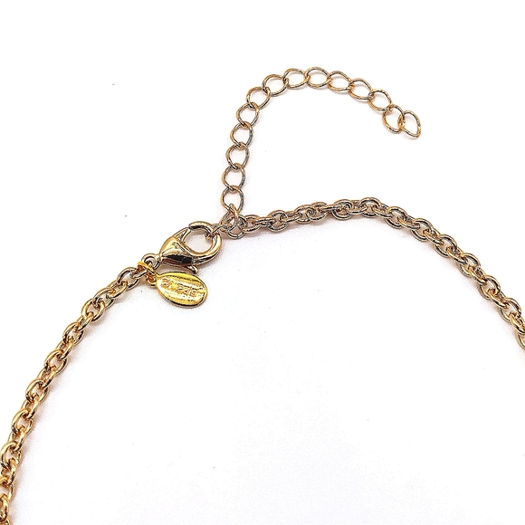 CHICO'S Crystal Gemstone Statement Collar Necklace in Gold - 3 Choices - Picture 8 of 8